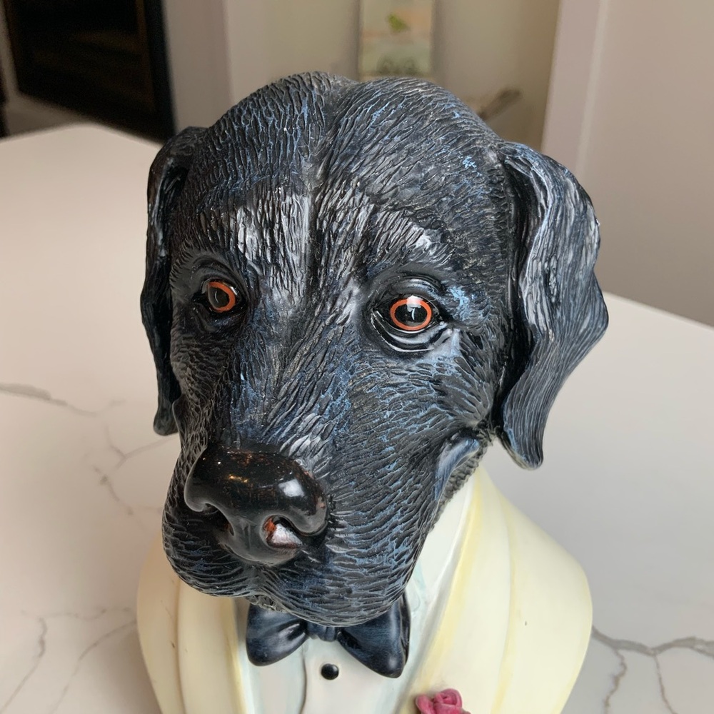 Silvestri Black Labrador Retriever Bookend or Paper weight - Picture 3 of 8